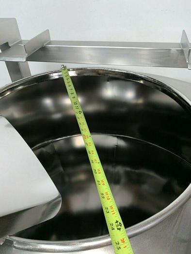 Used LB Bohle 1800 Liter Stainless Steel IBC Blending Tank Max Temp 100 C