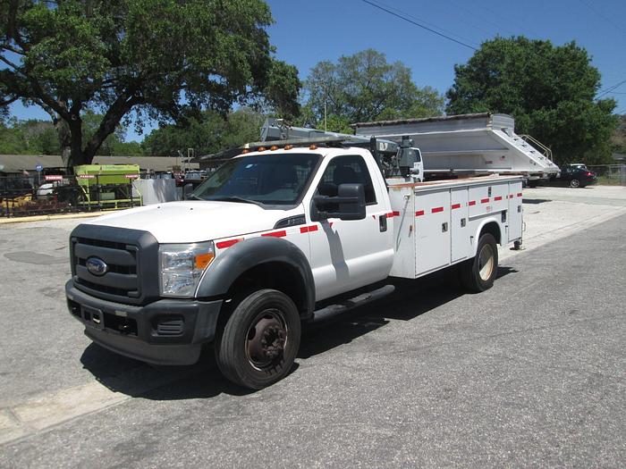 Used 2013 Ford F-550 Crane Utility Truck