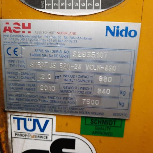 Used 2010 Nido Stratos B20-24 VCLN490