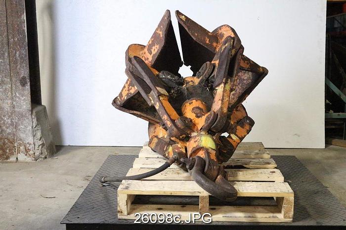 Used R & M Electric Hoist  Clamshell And Hoist For Junk Well Trash Removal, Hydraulic Clamshell With R & M Spacemaster 2 Ton Hoist. Hoist Motor 4 Hp, Trolley Motor 1/3 Hp. Hydraulic Plant From Clamshell With 5 Hp, 1750 Rpm Motor #26098