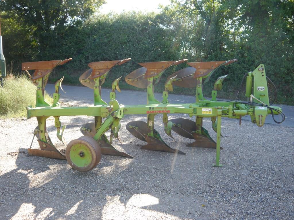 Used Dowdeswell DP100FS 4 Furrow Plough