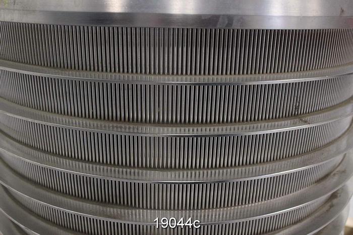 Used Voith 10 Pressure Screen Basket, .010" Slots #19044