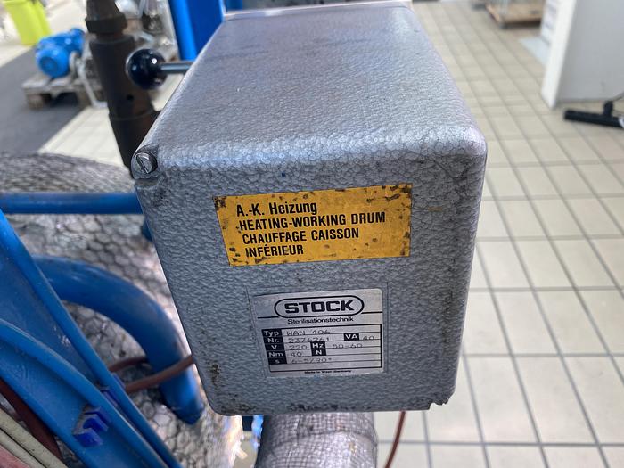 Gebraucht Pilotautoklav, Fabrikat Stock, Typ PRG400-0, Baujahr 1991 mit Certuss Schnelldampferzeuger