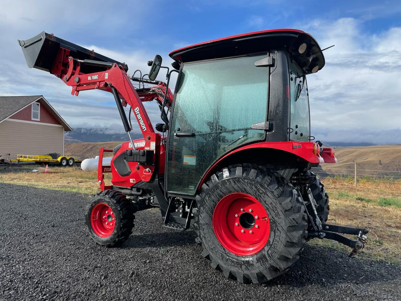 Used 2022 Branson (TYM)  4215 CH 42hp 4x4 Diesel Tractor with loader and backhoe