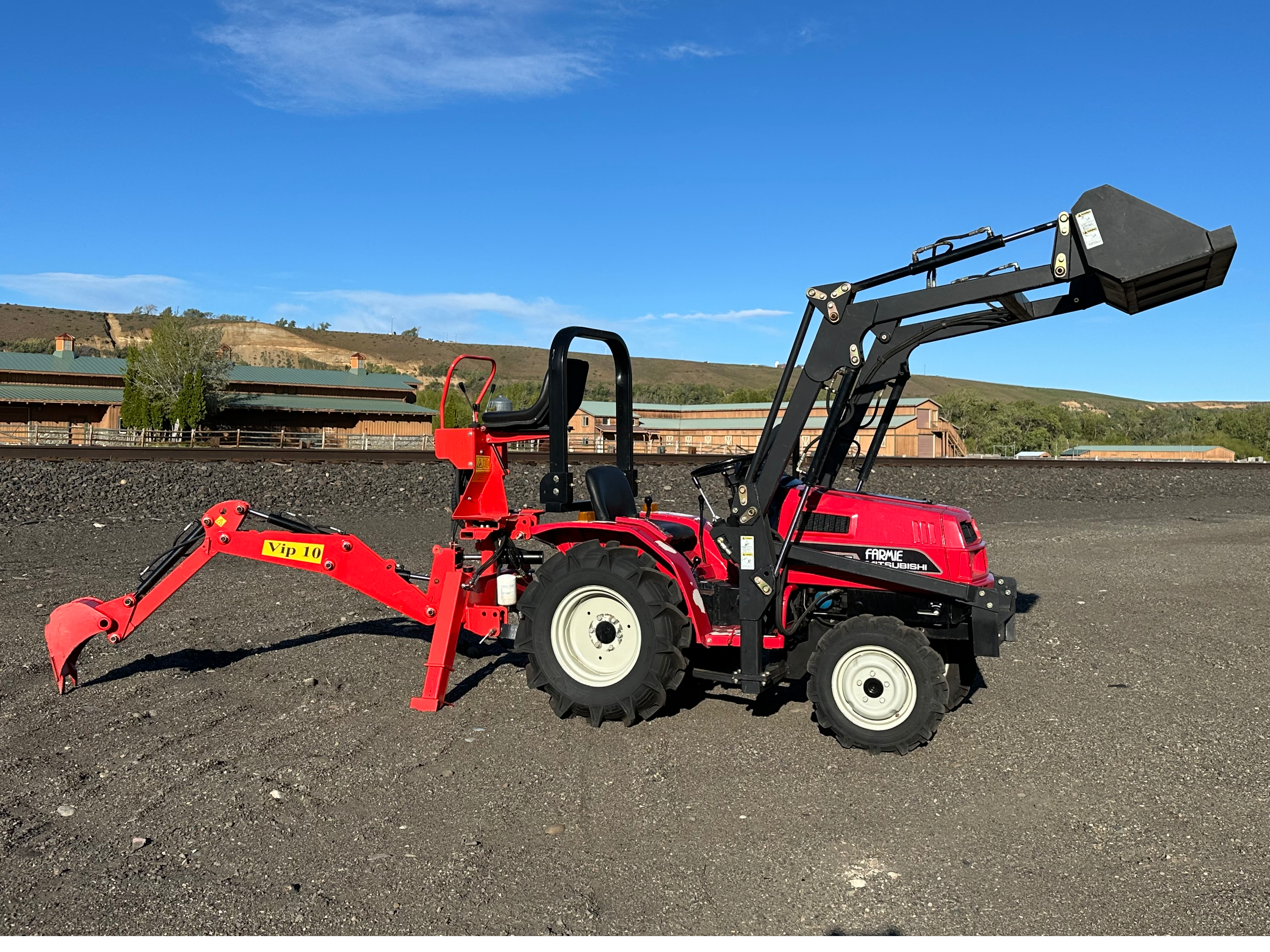 Used Mitsubishi MTX 15 with Loader  Diesel 4x4 18hp (optional backhoe)