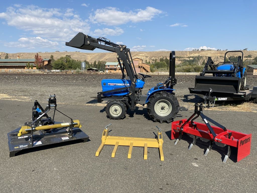 Used Diesel 4x4 Yanmar Tractor Hobby Farmer Package 1
