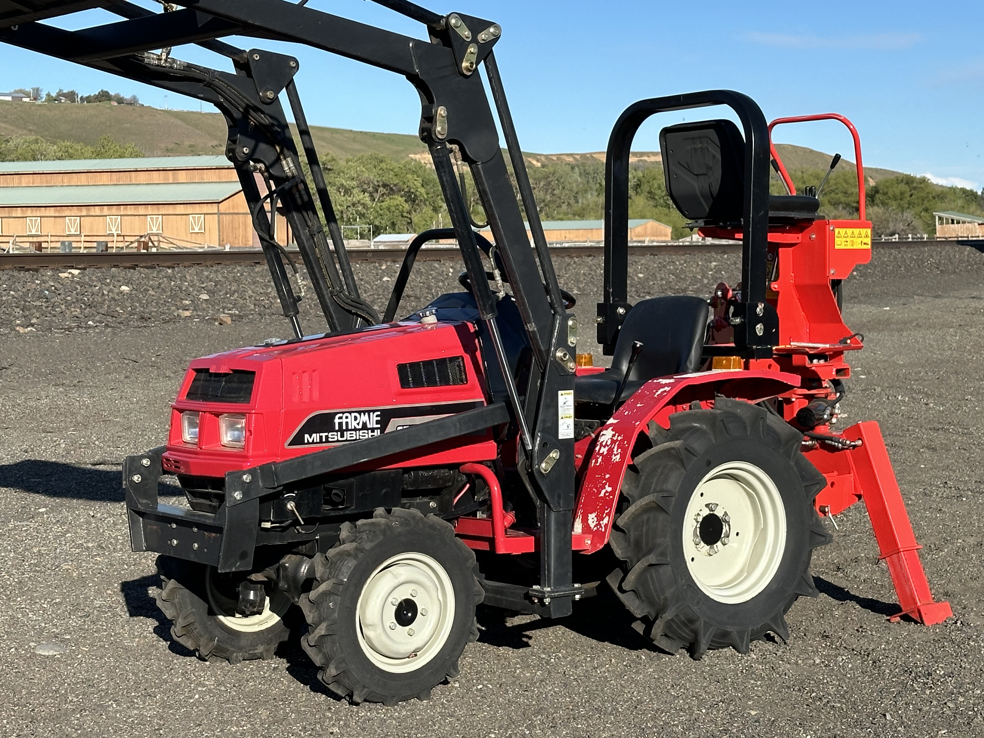 Used Mitsubishi MTX 15 with Loader  Diesel 4x4 18hp (optional backhoe)