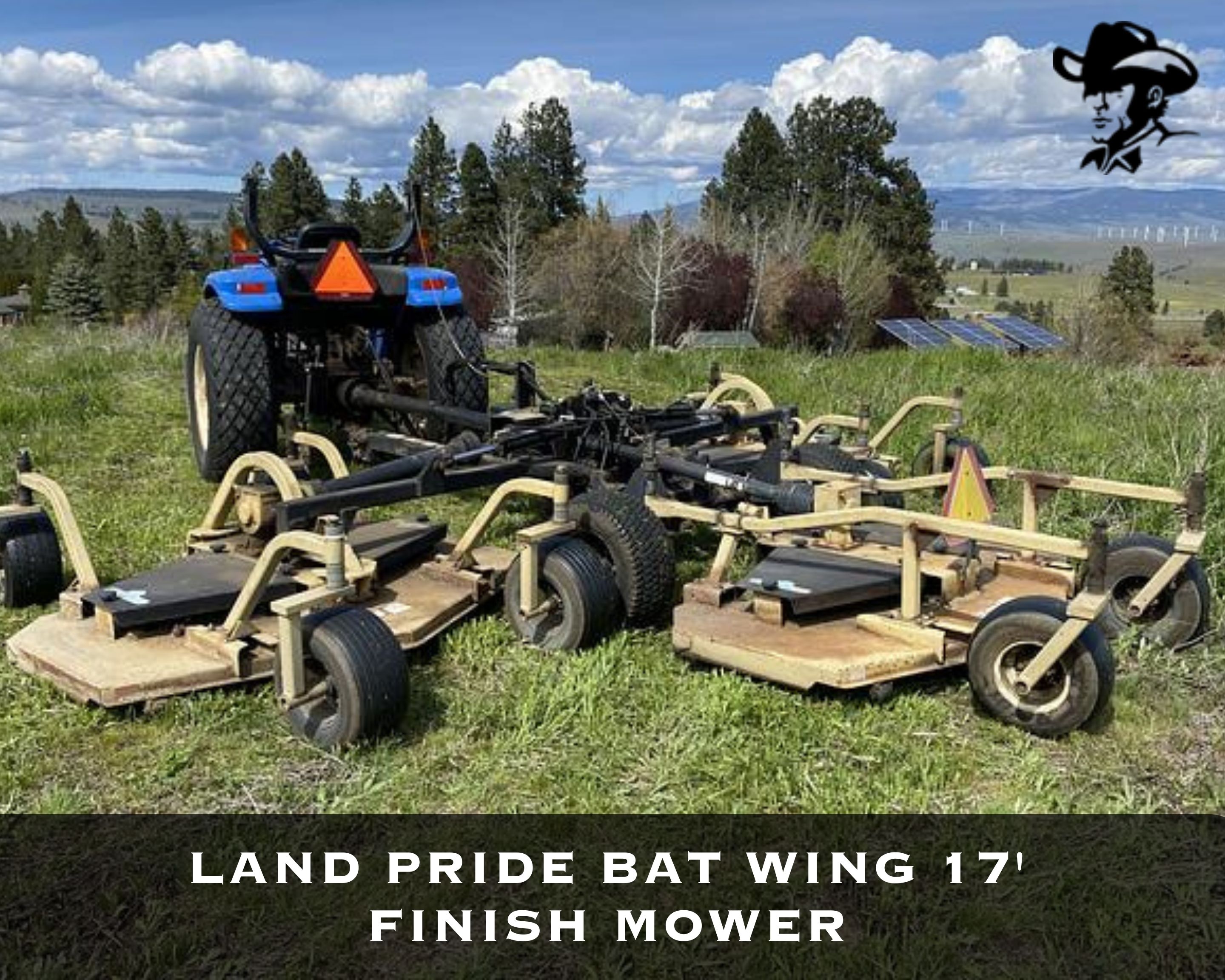 Used Land Pride Bat Wing 17' Finish mower