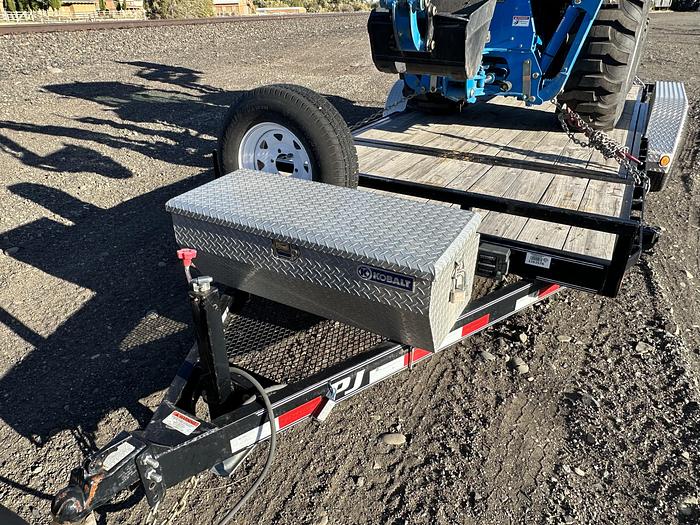 Used 2017 LS CAB XR4150 50hp 4x4, LS LL4104 loader, LS LB2105 Backhoe & 10K PJ Tilt Trailer