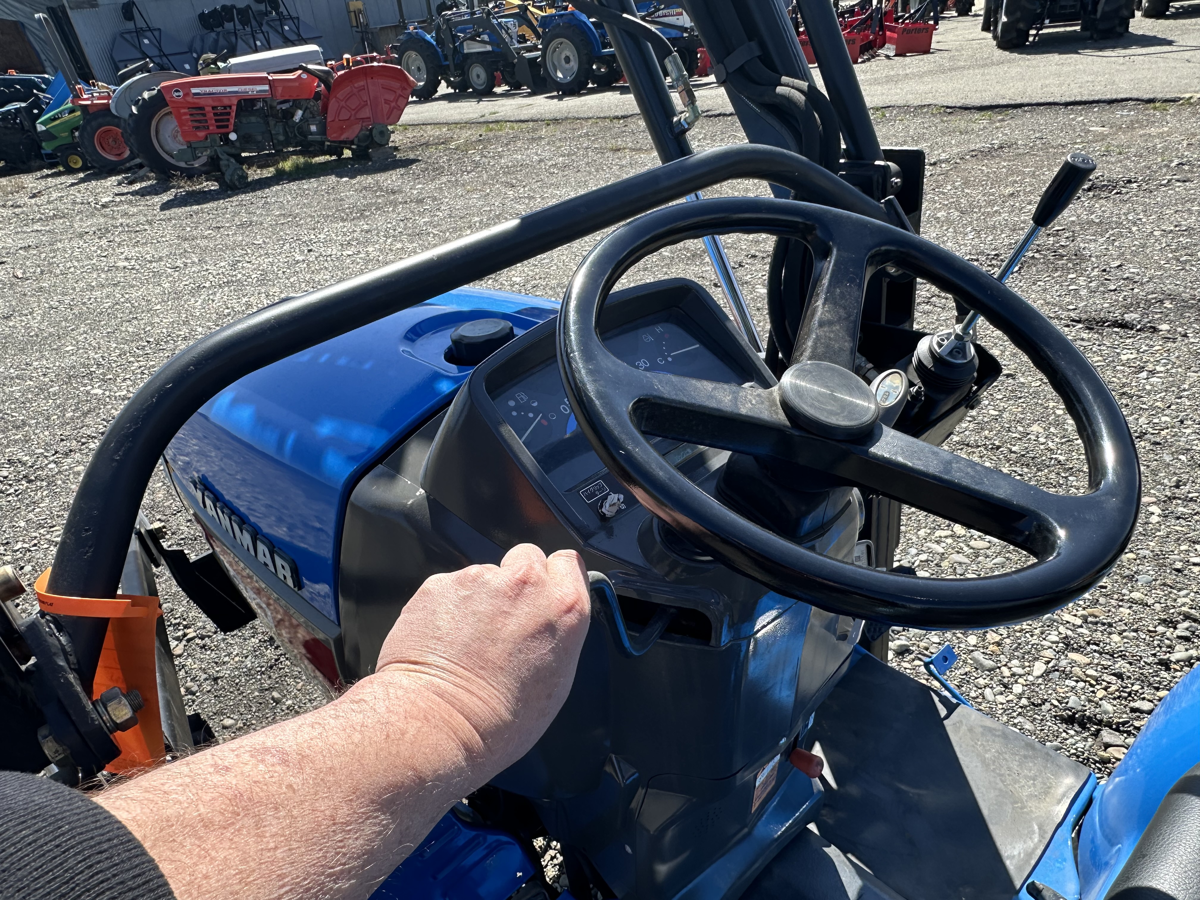 Used Yanmar AF 120 Diesel 4x4 Tractor with Front Loader