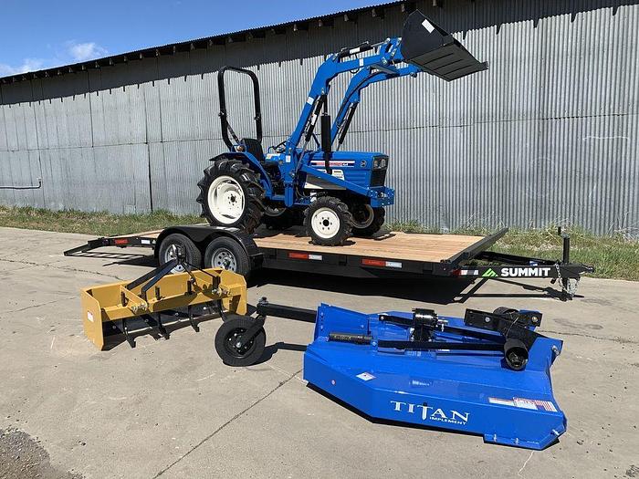 Used Diesel 4x4 Yanmar Tractor 23-28hp Trailer Pkg 2 (Medium)