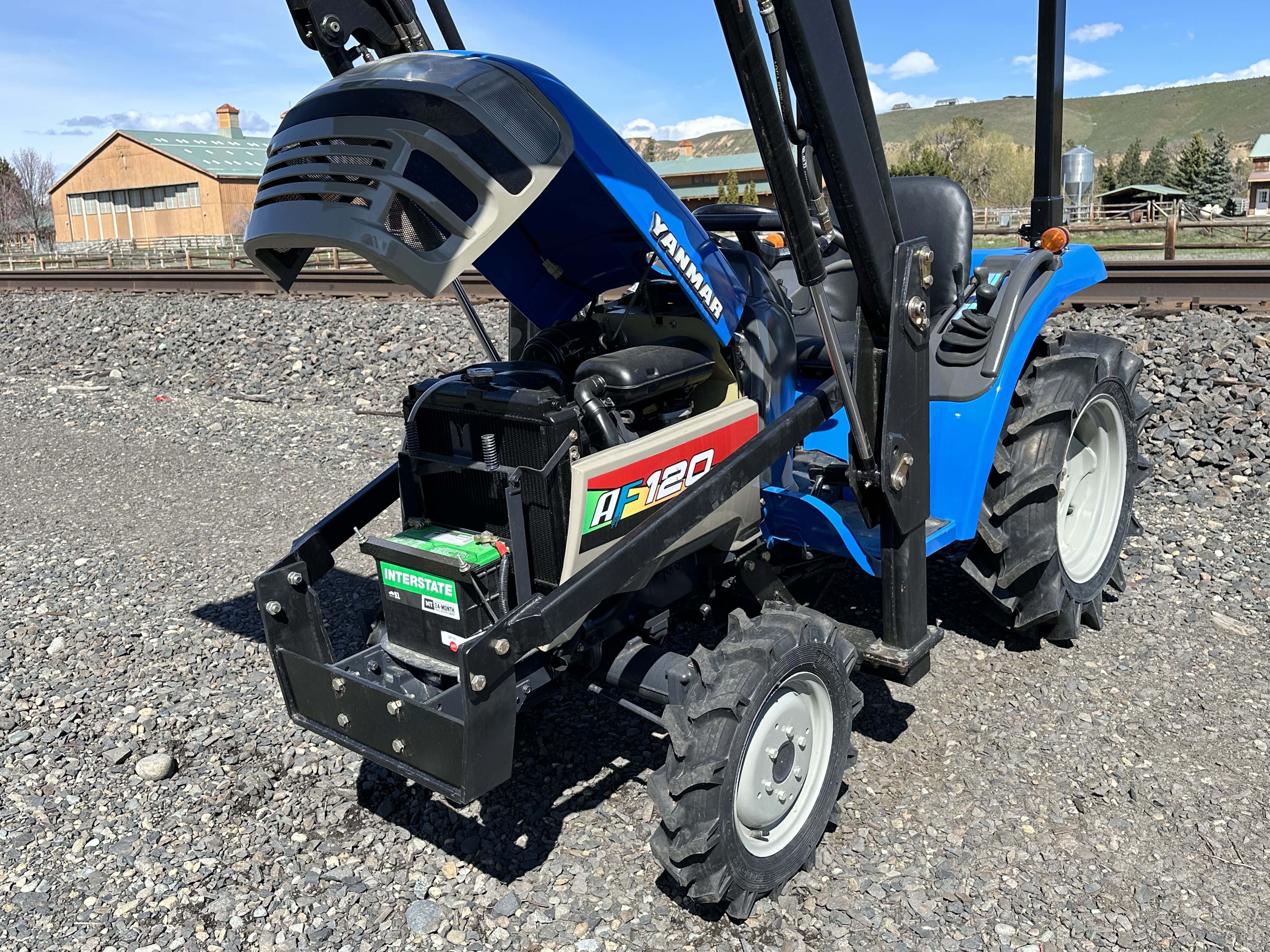 Used Yanmar AF 120 Diesel 4x4 Tractor with Front Loader