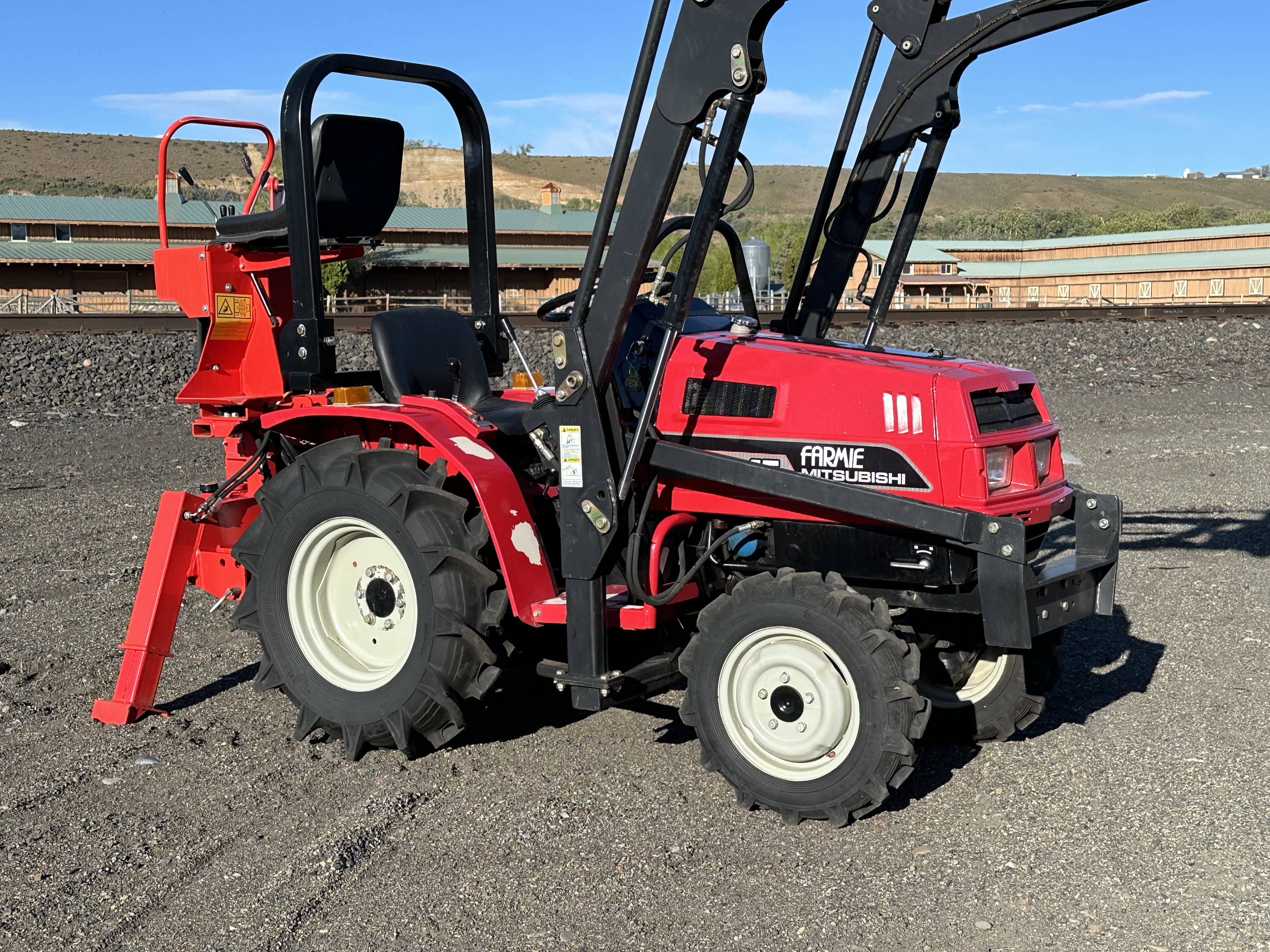 Used Mitsubishi MTX 15 with Loader  Diesel 4x4 18hp (optional backhoe)