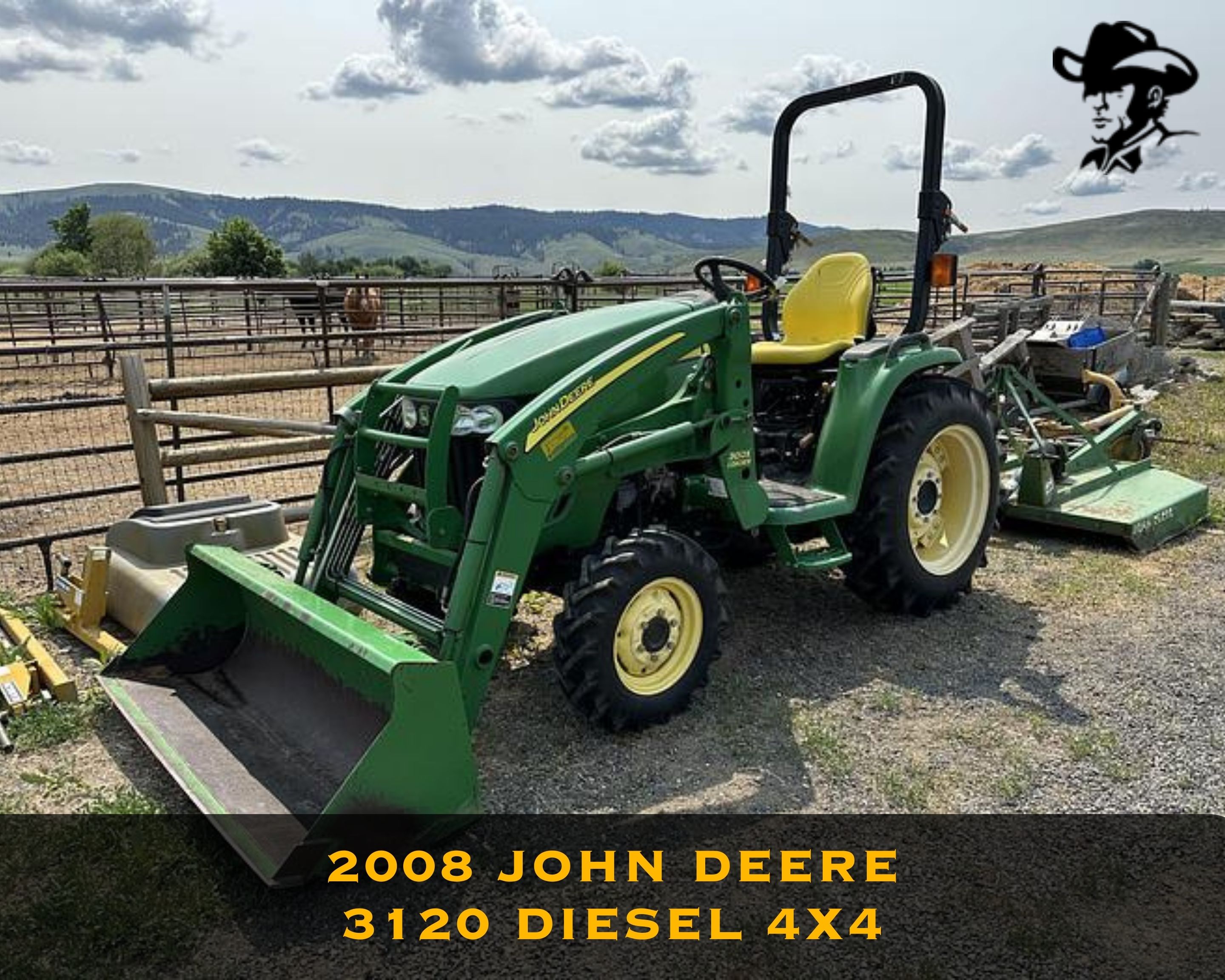 Used 2008 John Deere 3120 Diesel 4x4