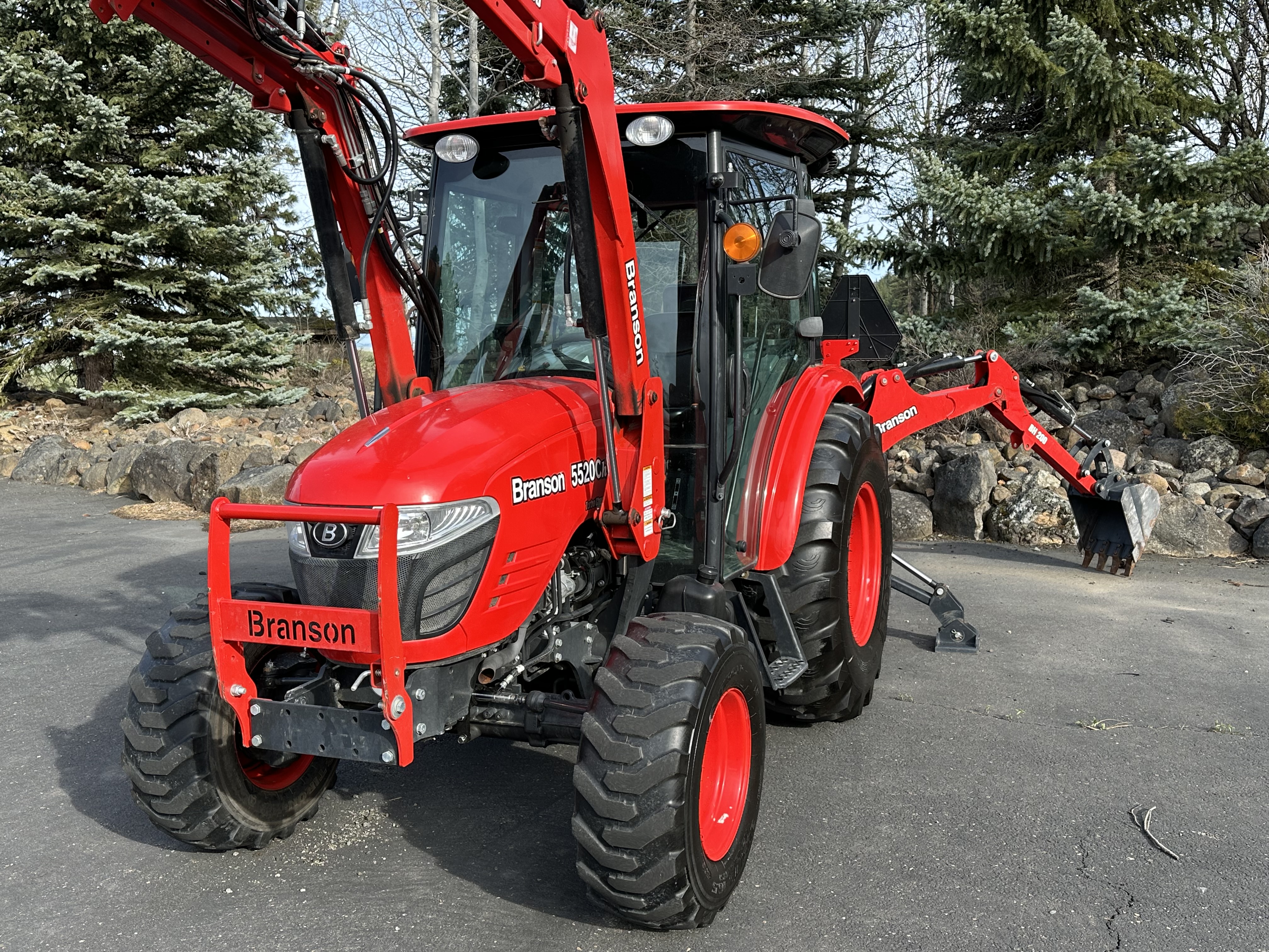 Used 2022 Branson 5520CH Cab with Loader (backhoe optional)