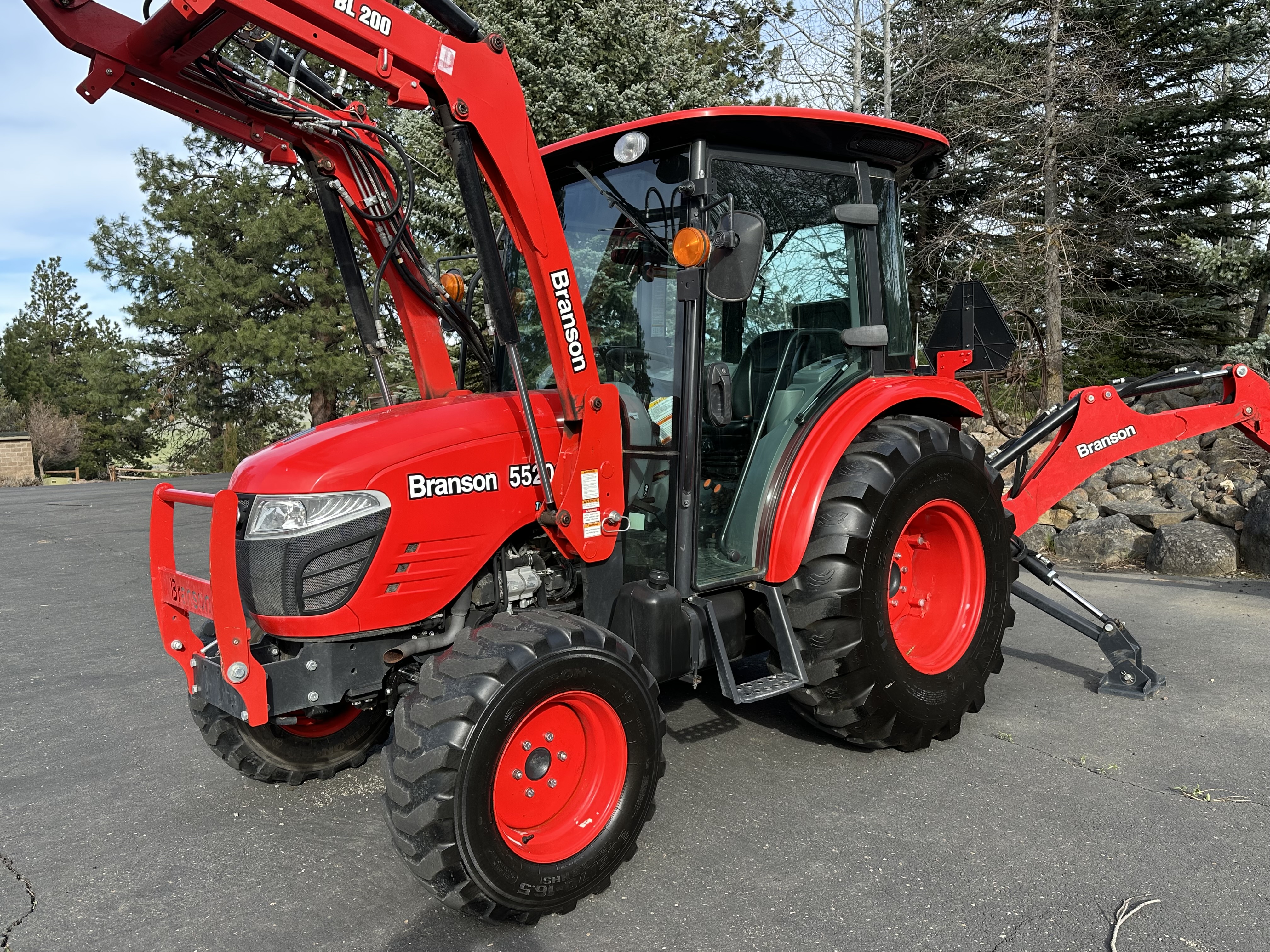 Used 2022 Branson 5520CH Cab with Loader (backhoe optional)