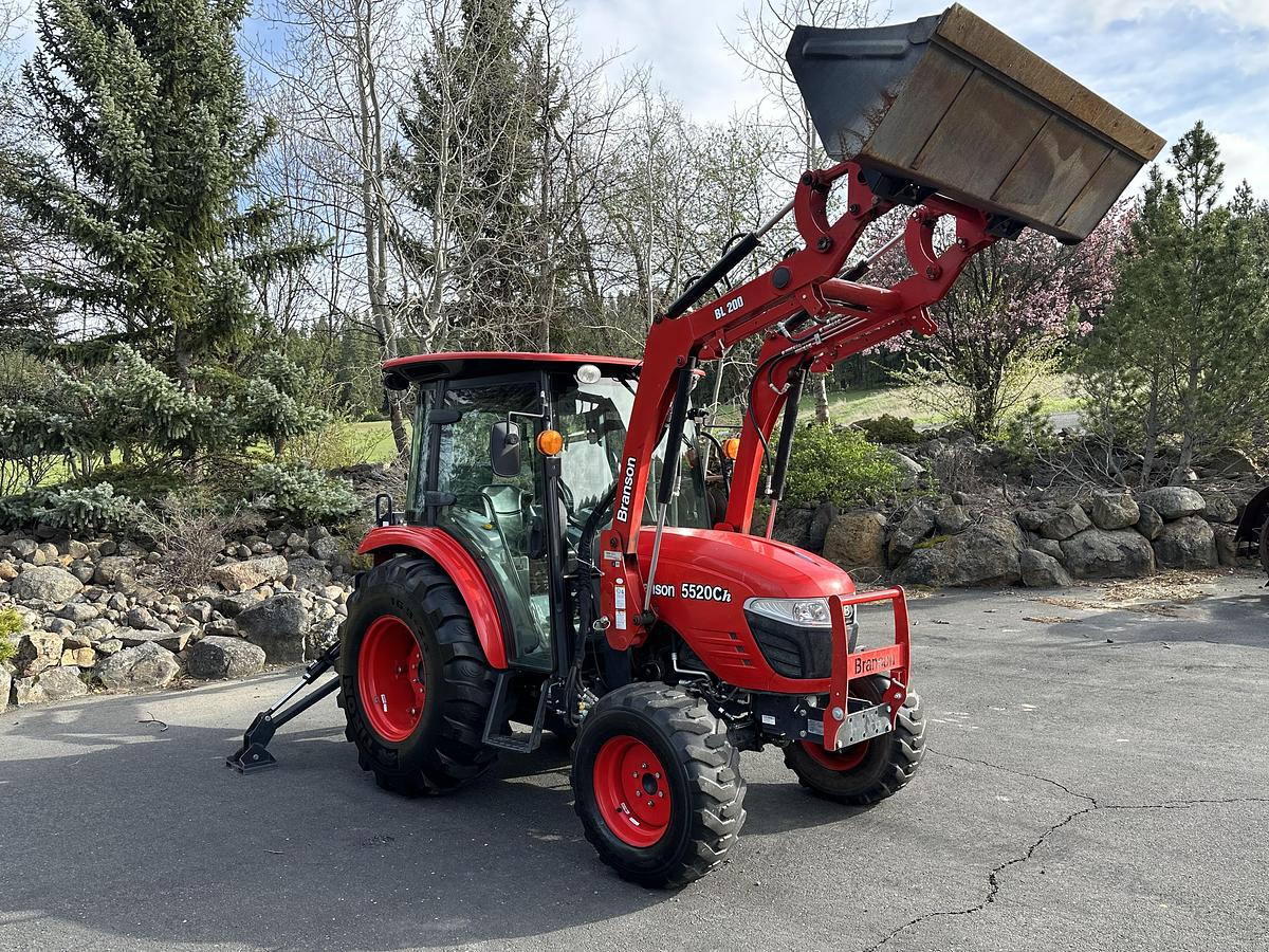Used 2022 Branson 5520CH Cab with Loader (backhoe optional)