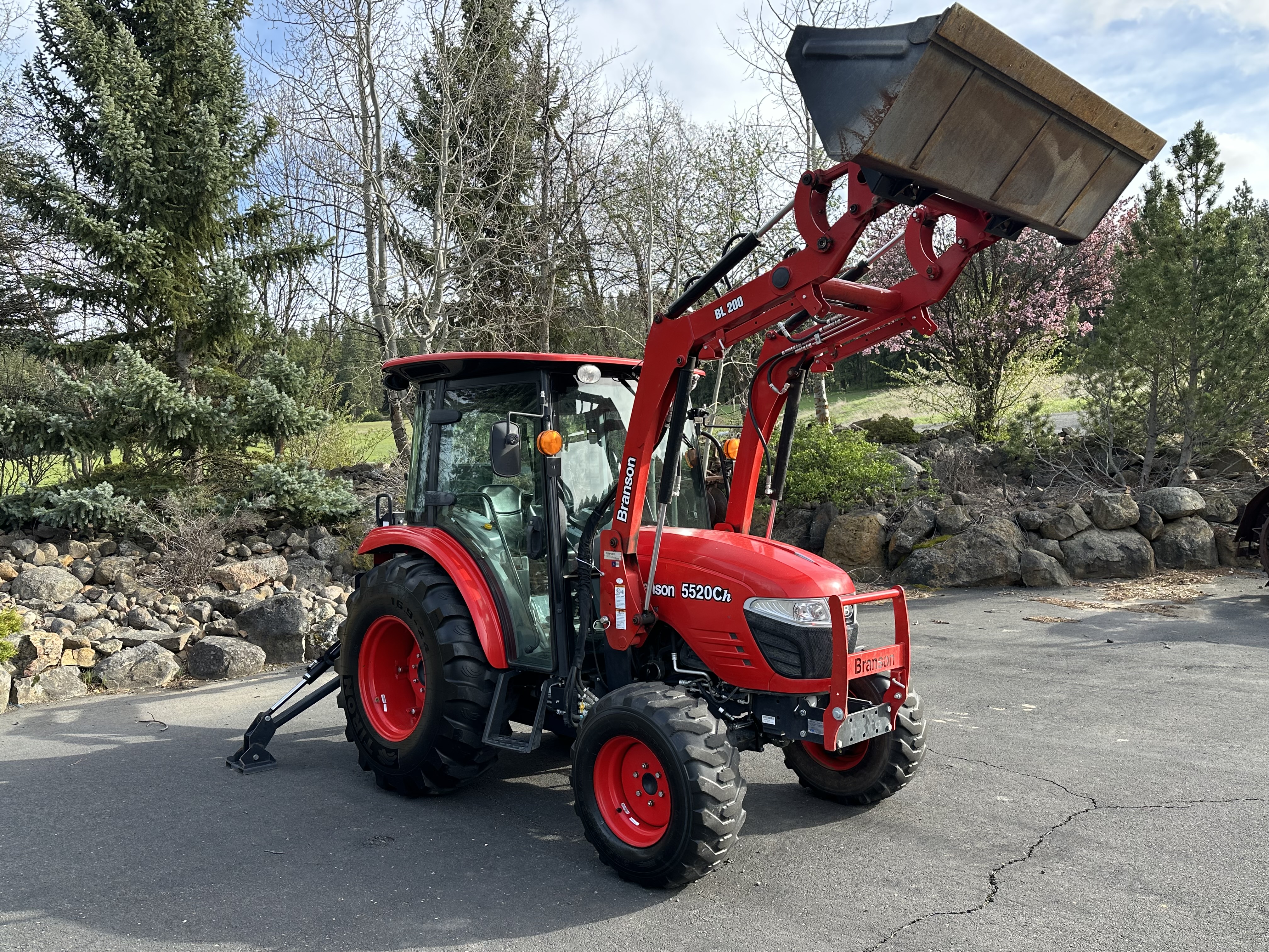Used 2022 Branson 5520CH Cab with Loader (backhoe optional)