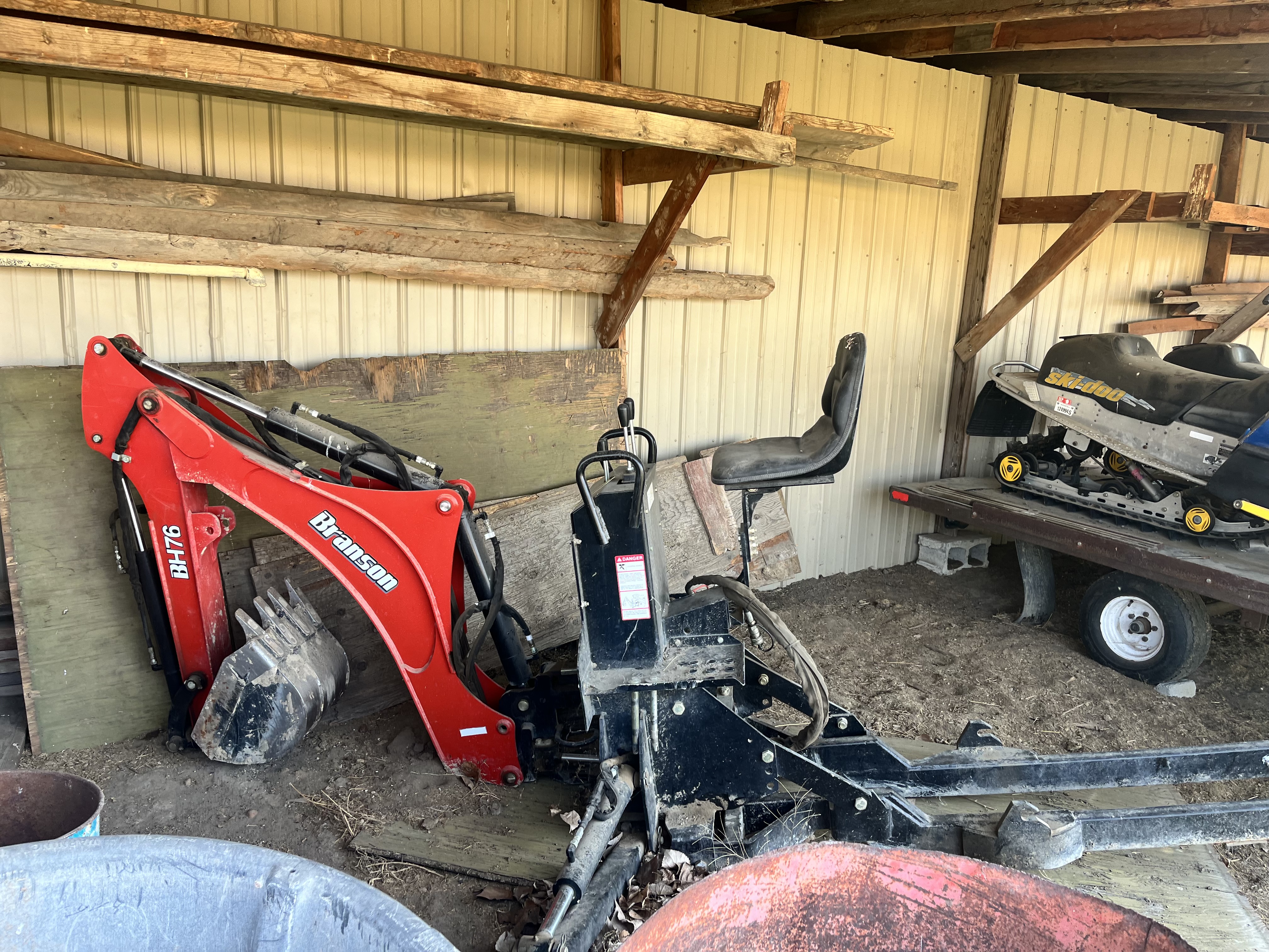 Used 2018 Branson 3520H 35HP Diesel 4x4 Loader & Backhoe