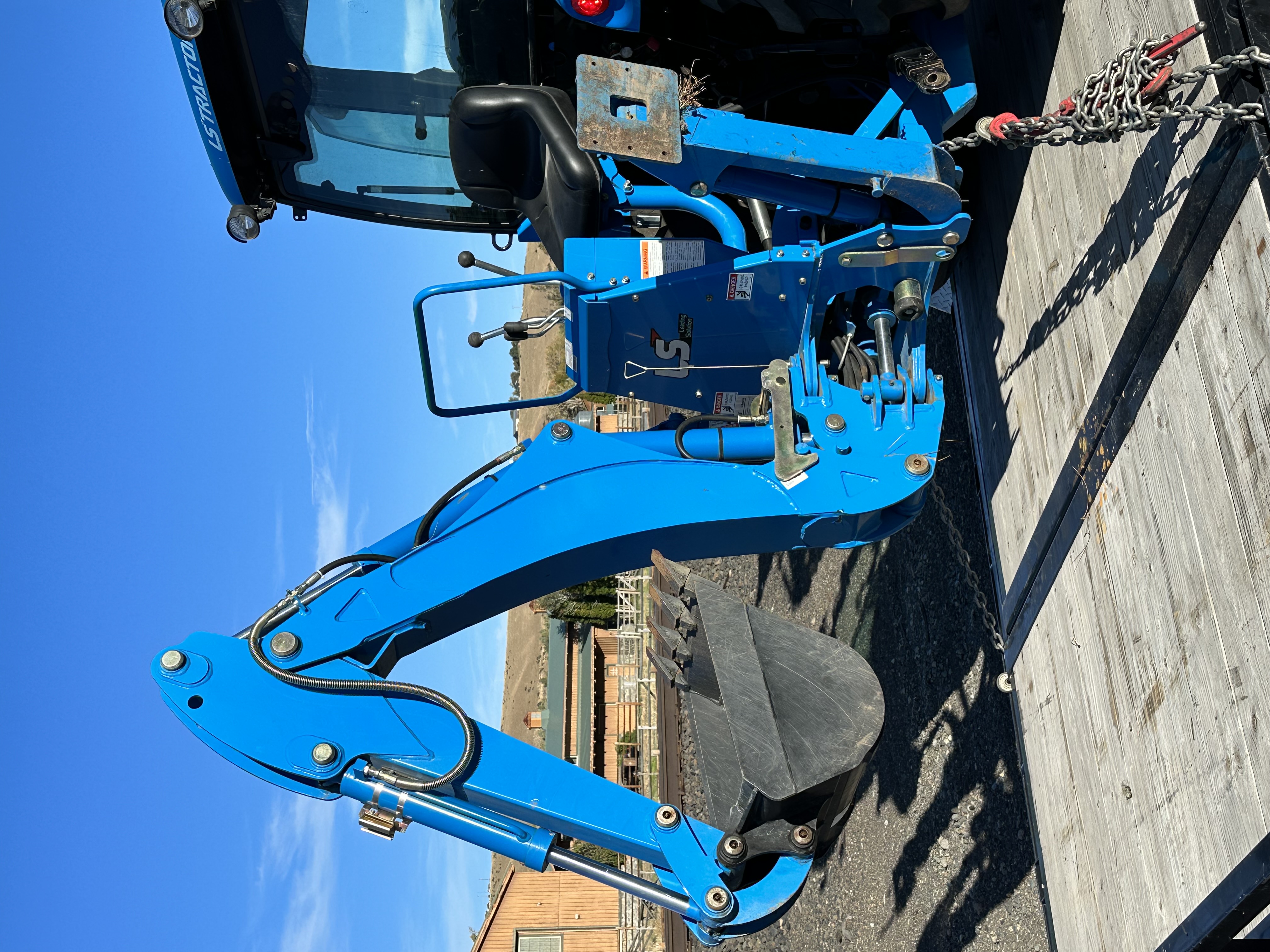 Used 2017 LS CAB XR4150 50hp 4x4, LS LL4104 loader, LS LB2105 Backhoe & 10K PJ Tilt Trailer