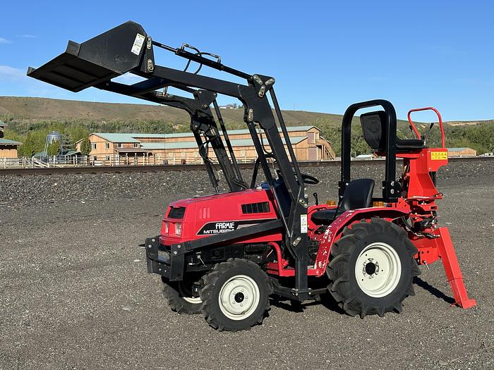 Used Mitsubishi MTX 15 with Loader  Diesel 4x4 18hp (optional backhoe)