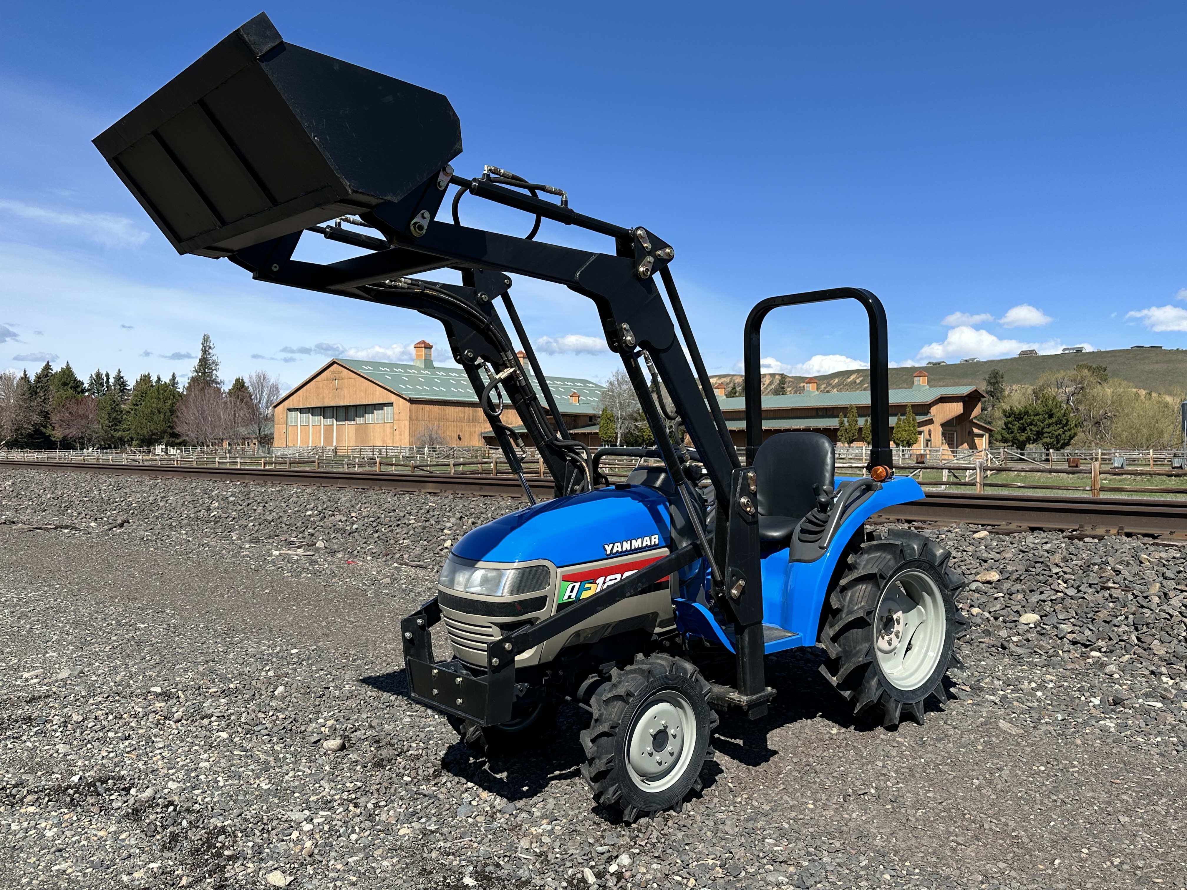 Used Yanmar AF 120 Diesel 4x4 Tractor with Front Loader