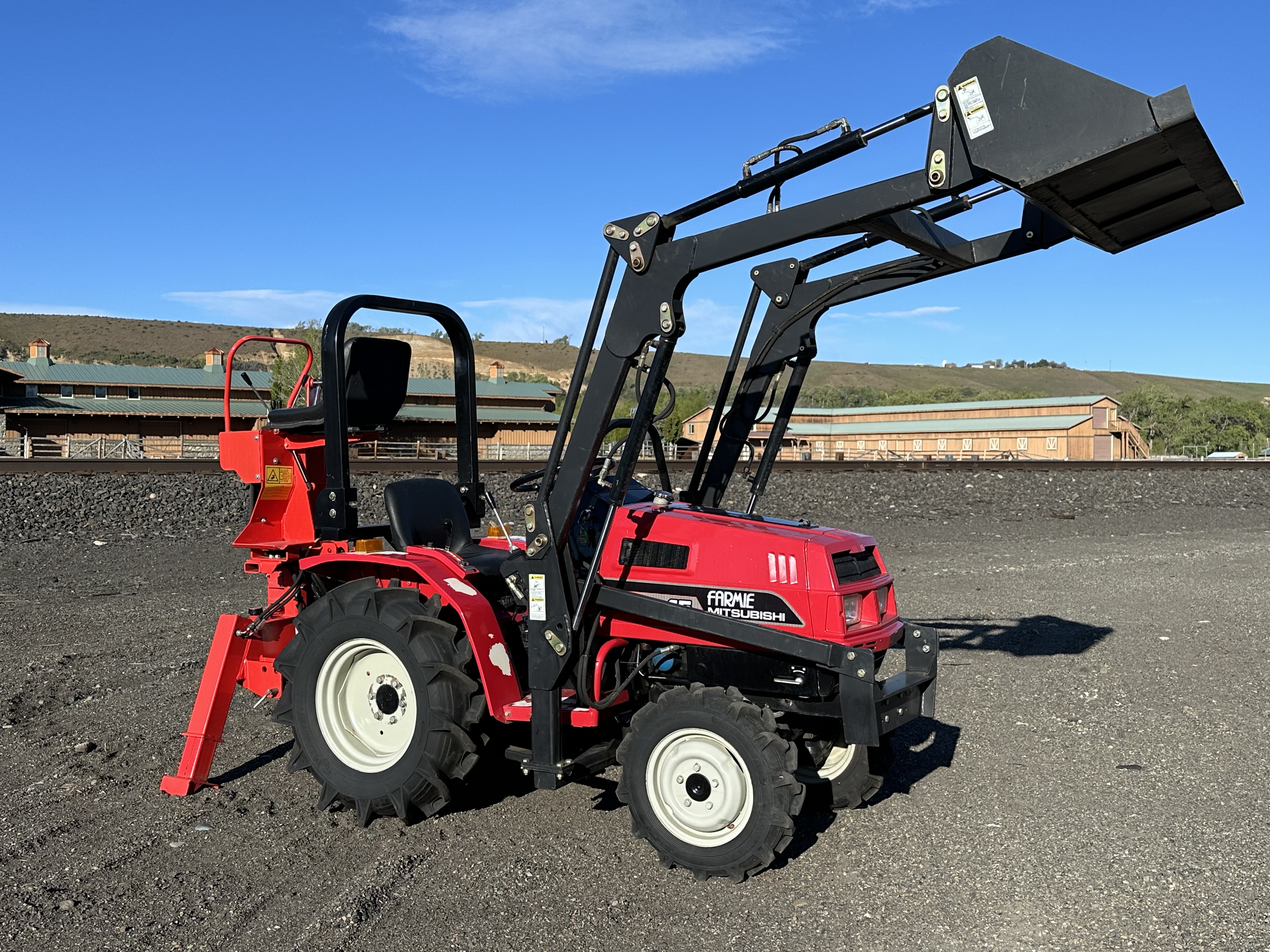 Used Mitsubishi MTX 15 with Loader  Diesel 4x4 18hp (optional backhoe)