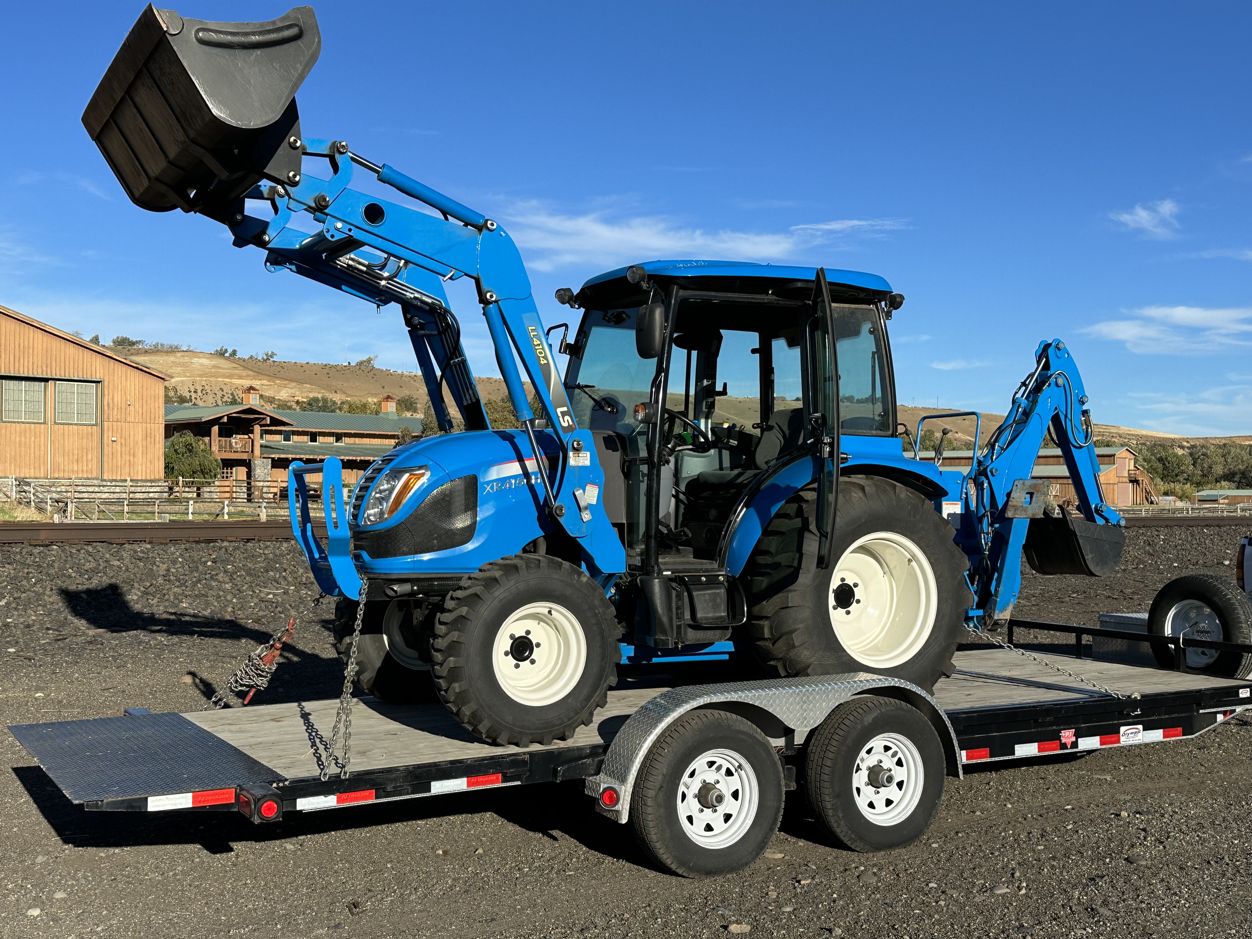 Used 2017 LS XR4150 50hp 4x4 Loader & Backhoe