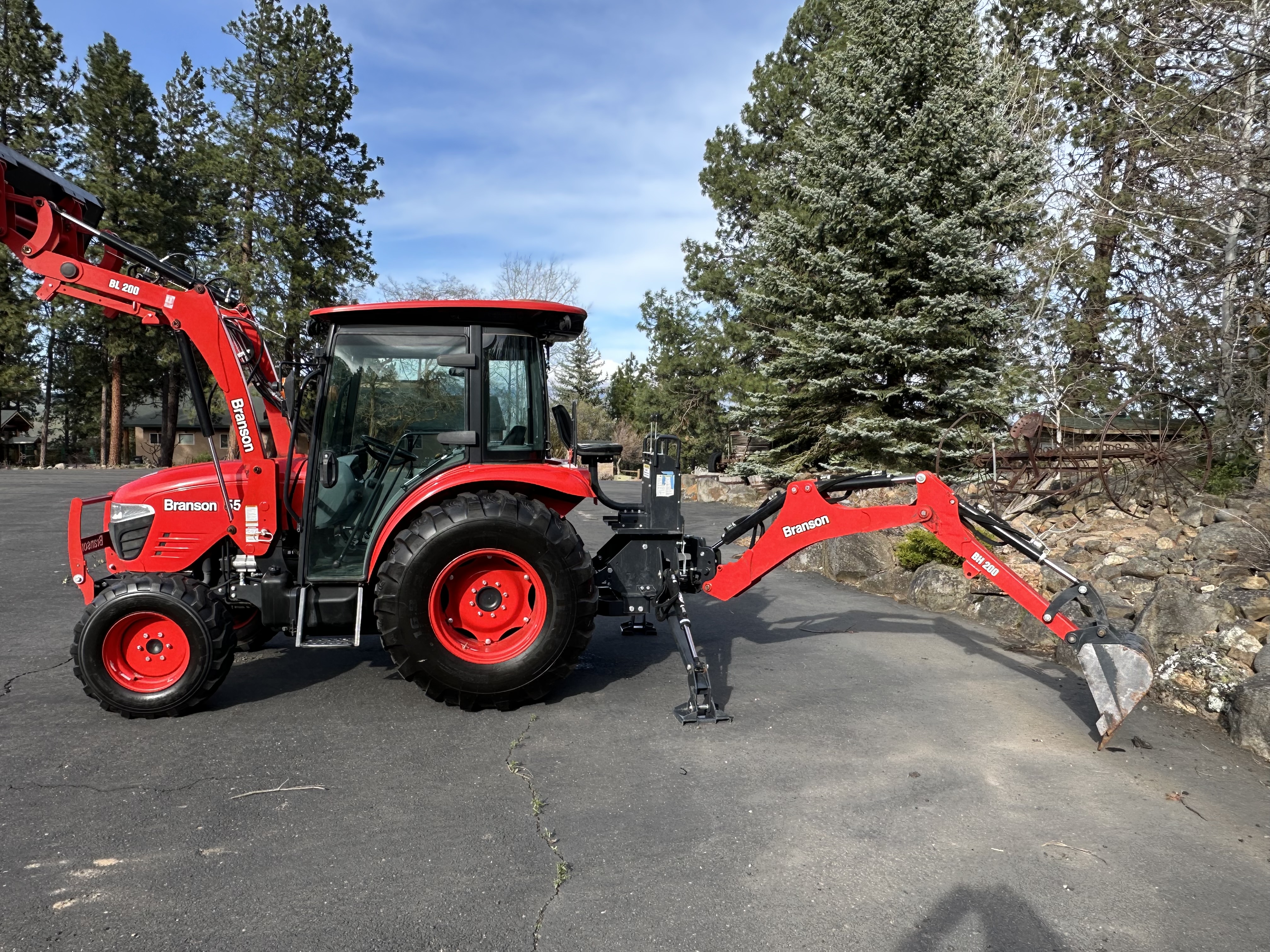 Used 2022 Branson 5520CH Cab with Loader (backhoe optional)