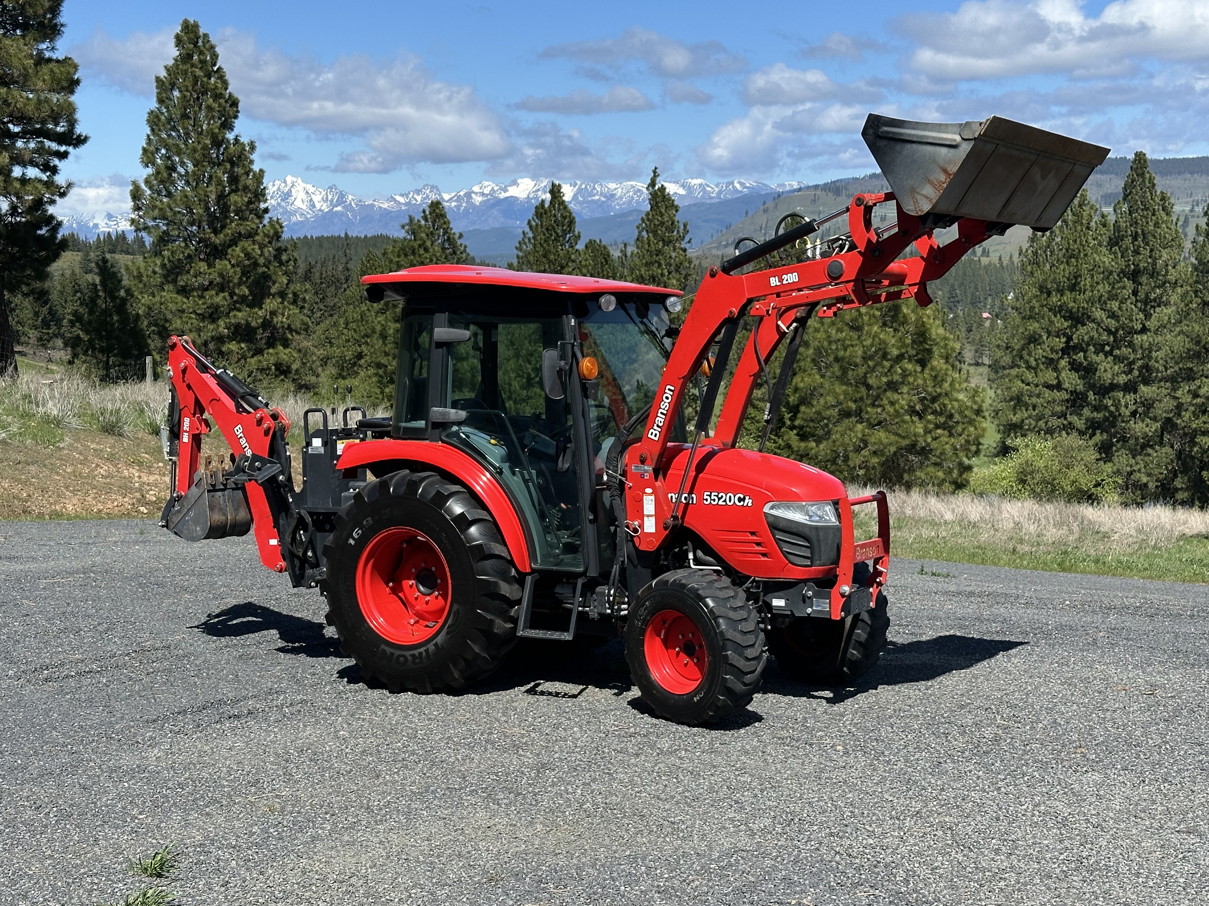 Used 2022 Branson 5520CH Cab with Loader (backhoe optional)