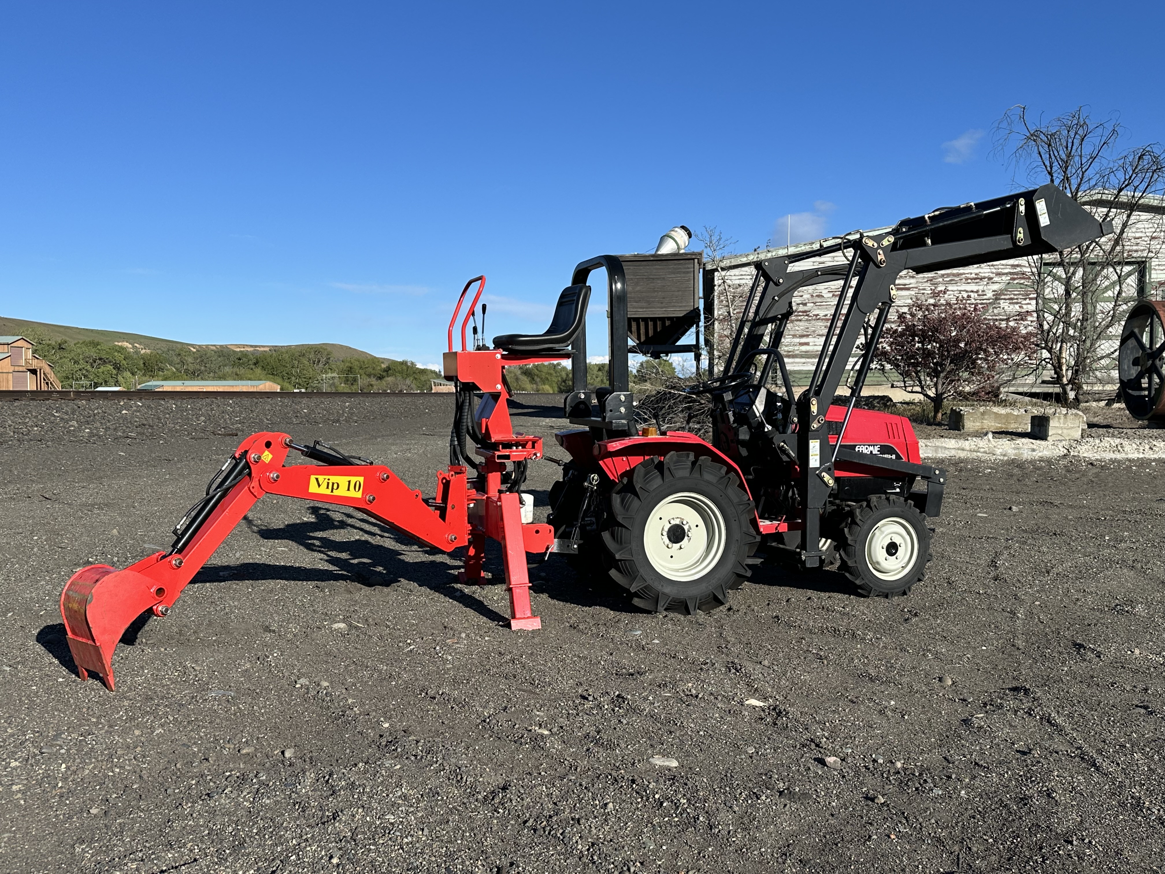 Used Mitsubishi MTX 15 with Loader  Diesel 4x4 18hp (optional backhoe)