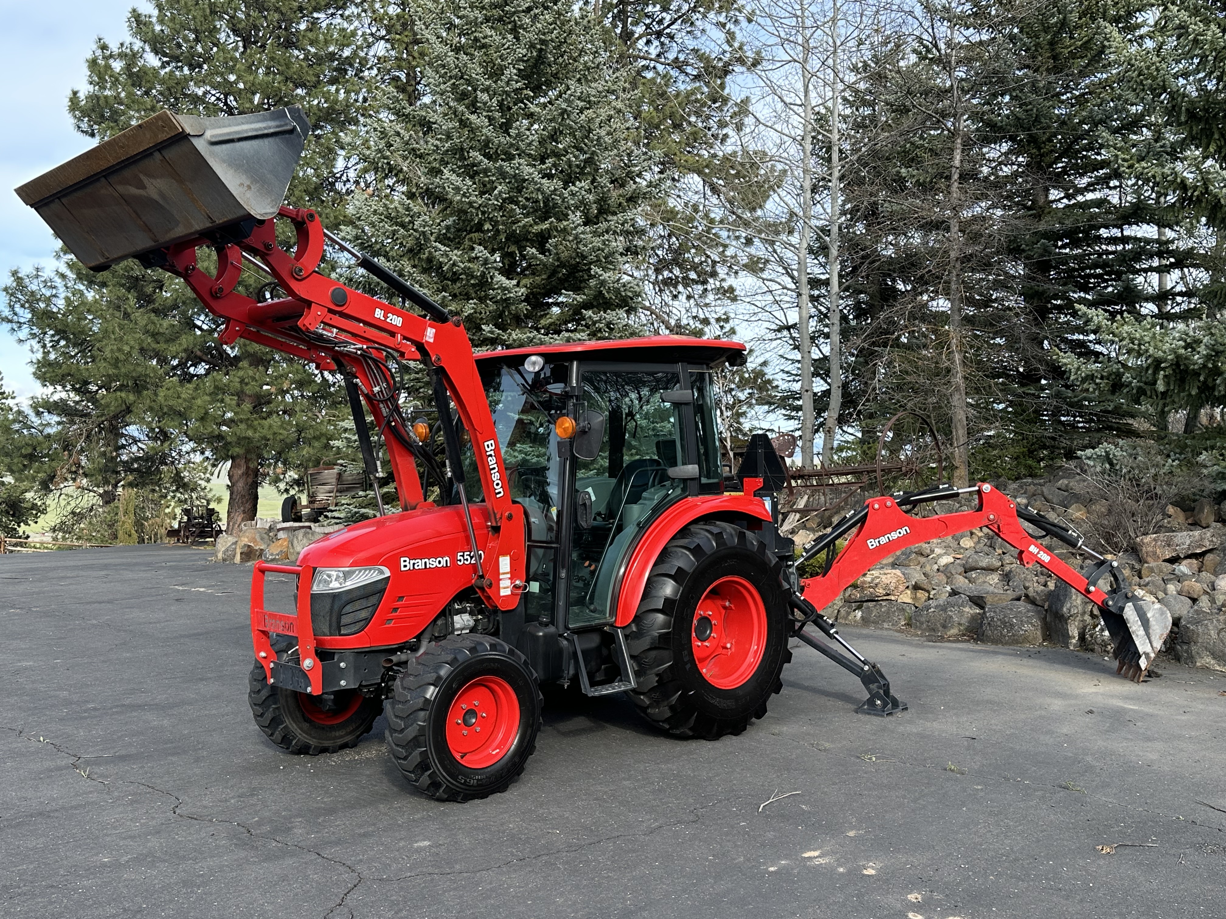 Used 2022 Branson 5520CH Cab with Loader (backhoe optional)