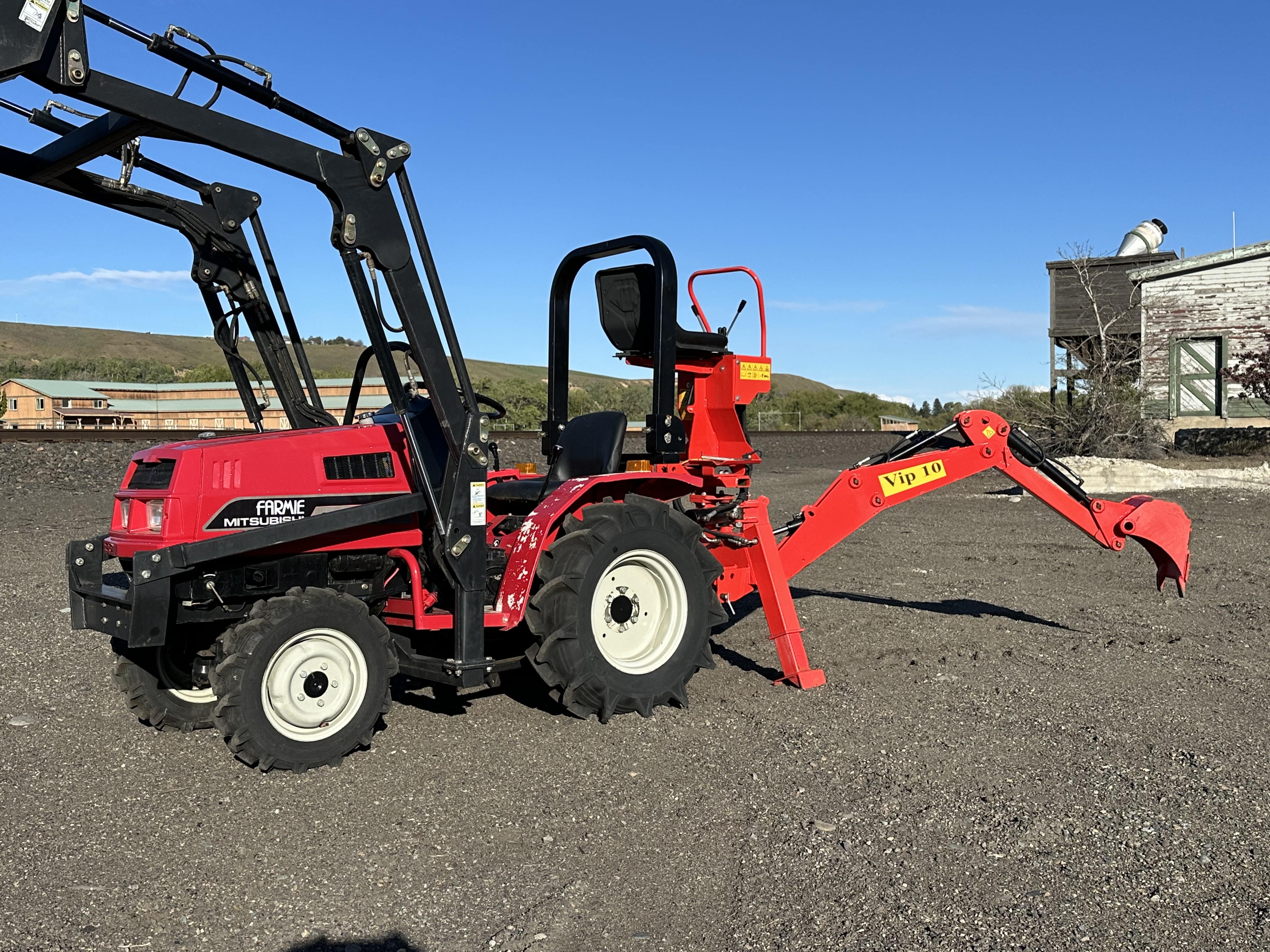 Used Mitsubishi MTX 15 with Loader  Diesel 4x4 18hp (optional backhoe)