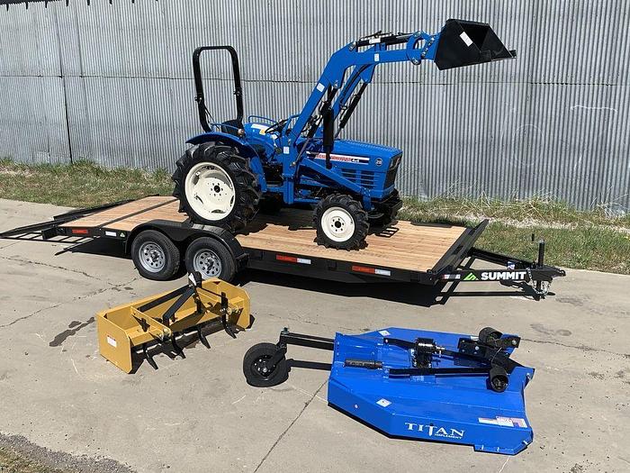 Used Diesel 4x4 Yanmar Tractor 28Hp - 35HP Trailer Pkg 3 (Large)