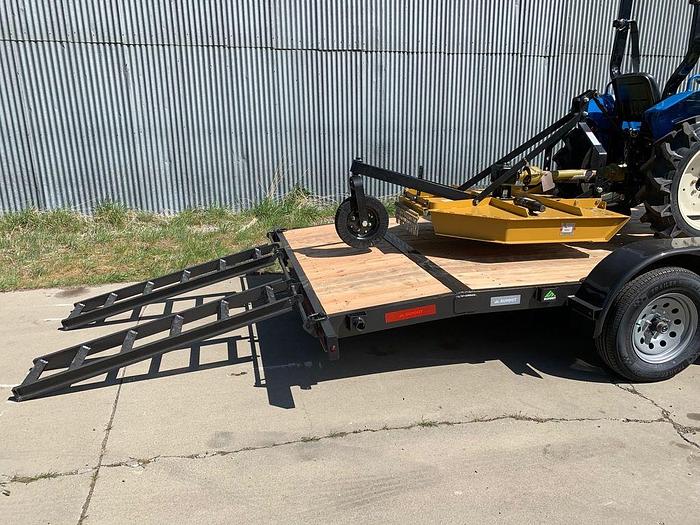 Used Diesel 4x4 Yanmar Tractor 20HP Trailer Package 1