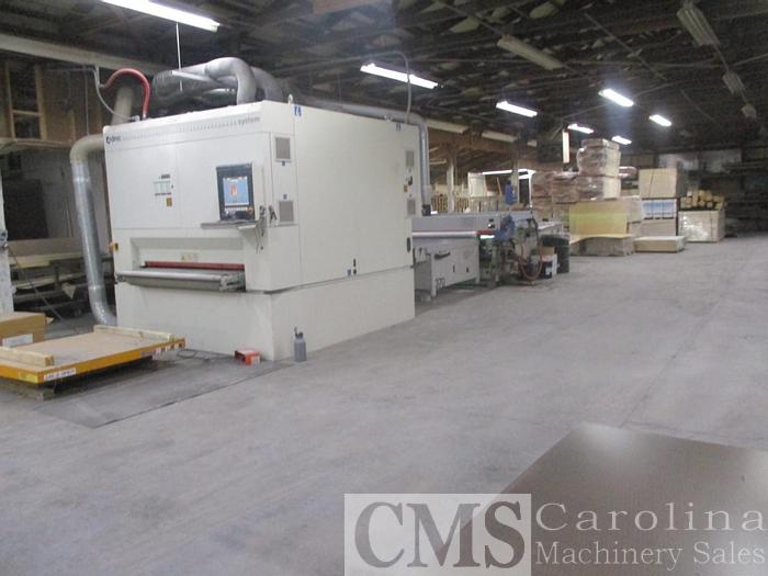 Used 2004 Hymmen 1600 mm Roll Coat Line with SCMI Sander