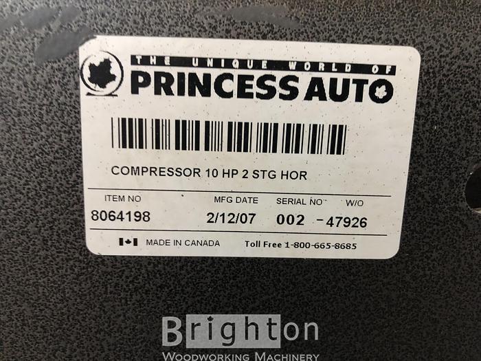Used 2007 Princess Auto 10HP 2stg used compressor