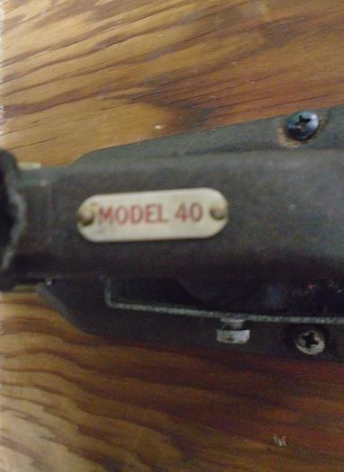 Used Vintage Bates Model 40 Eyelet