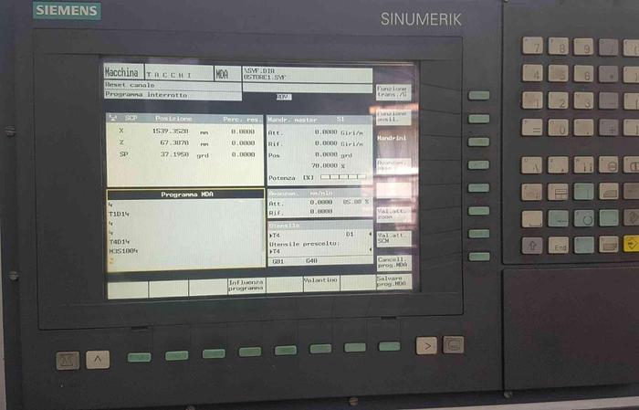 Usato Tornio CNC TACCHI HD 1450 - SIEMENS 840D