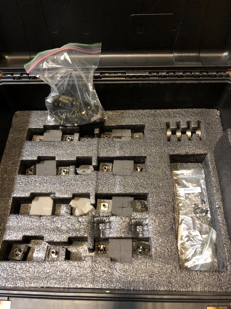 Used DELTA DE8000 6.8 x 6.2 eMGA Test Handler Change Kit