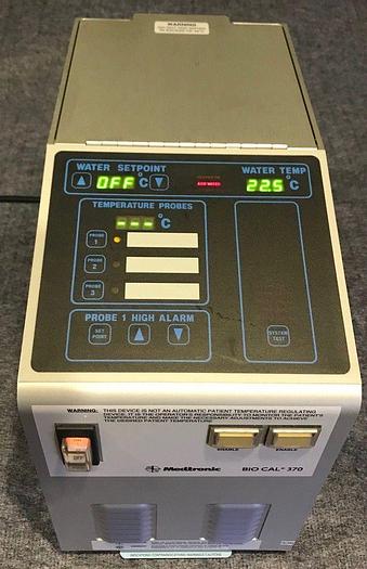 Used Medtronic Bio-Cal 370 Cardiopulmonary Bypass Temperature Controller Water Heater