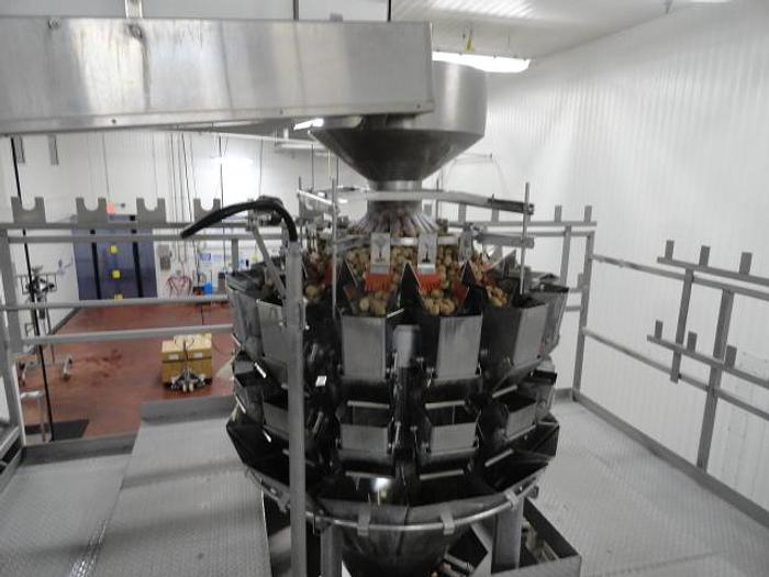 Used 2017 PacMac VFFS & Ishida Scale Packaging System, Md #9500 & CCW-RV-214W 9500 & CCW-RV-214W-15/30 H