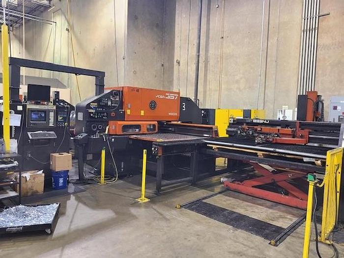 Used 2001 33 Ton Amada Pega 357 CNC Turret Punch