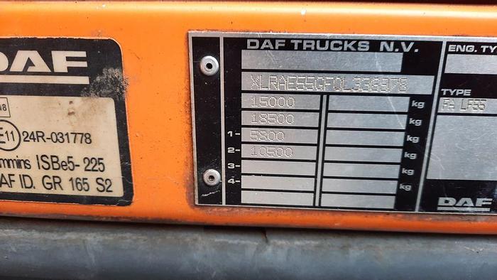 Gebruikt 2007 DAF LF55 + Johnston Beam VS650