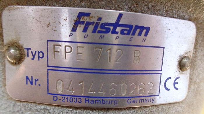 Unused Pump, Centrif., 2.2 HP, S/St, 1.75" In/1.5" Out, Fristam #S743020