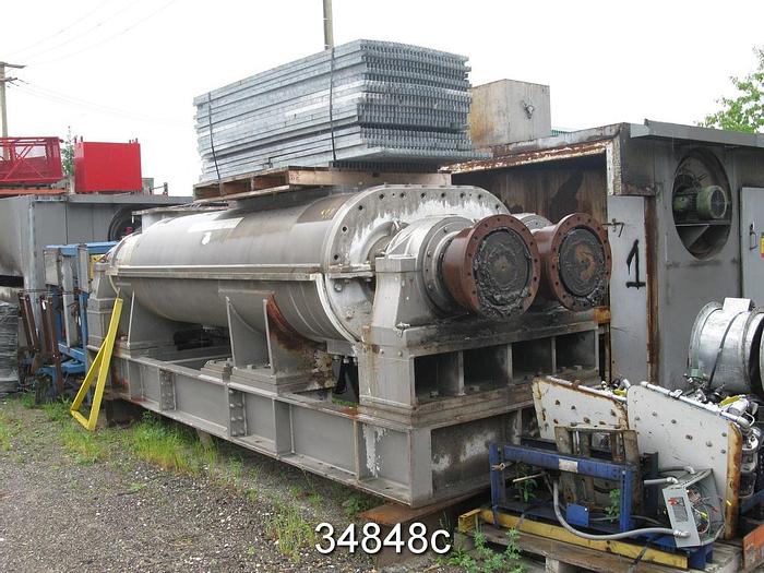 Used Kashoshinhama CCE-8-1200 Kneader, 260 ODST/D Capacity #34848