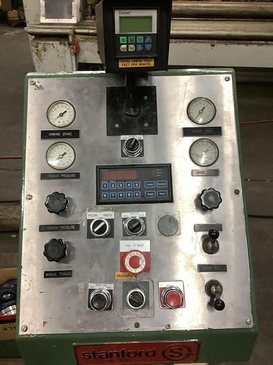 Used 20" STANFORD MODEL 152 HD REVERSIBLE DOCTOR MACHINE SHEAR SLITTING ALLEN BRADLEY DRIVE - PENDING