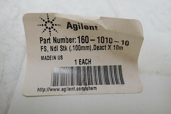 Used Agilent 160-1010-10 Deactivated Fused Silica, 10 m x 0.10 mm x 0.19 mm od