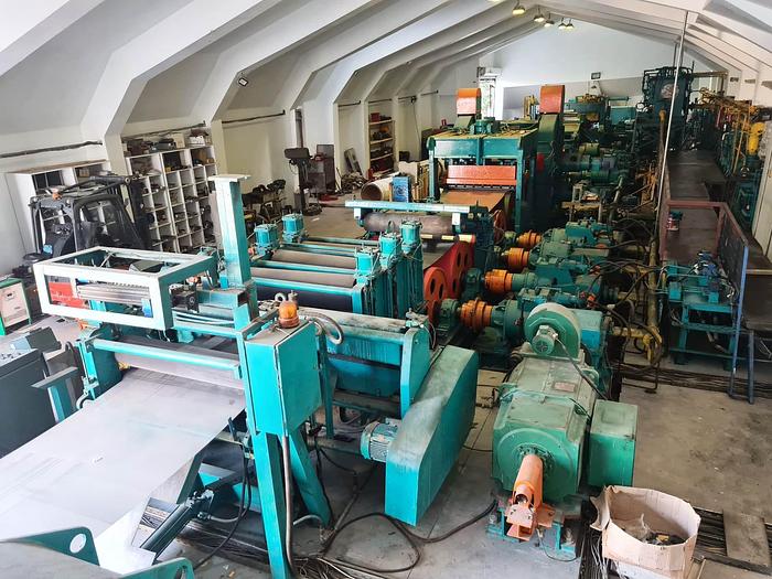 Used 54" BWG Tension Leveling Line: TLL-195