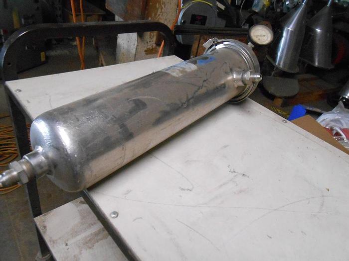 Used Filter, Cartridge, Basket, S/st, 4" x 12", Rosedale, #S742196